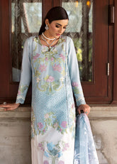 3-PC Unstitched Embroidered Lawn Bloom By Saira Shakira | LOTUS REVERIE 4-B